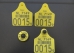 Allflex HDX elektr. oormerken rund groot transponder